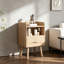 39 cm W Solid Wood Bedside Table-1256722915