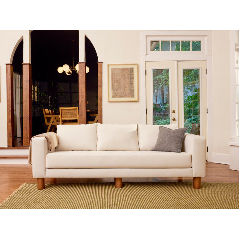 Essential Sofa, Oat Upcycled Poly, Cylinder