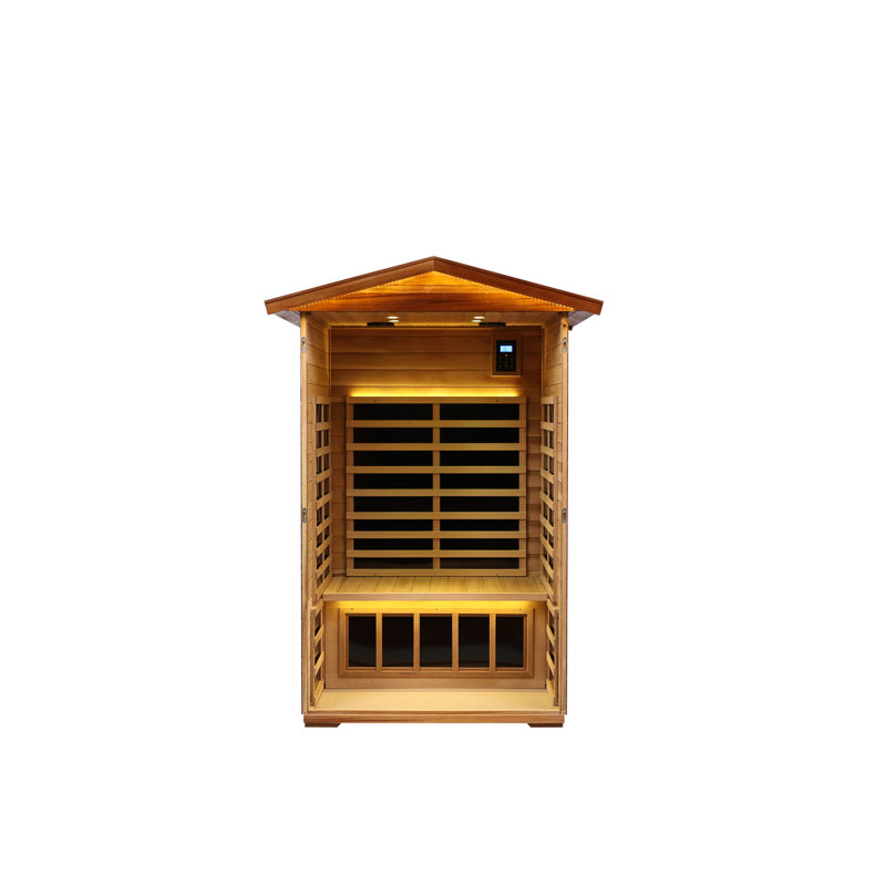 Sauna extérieur pour deux personnes à infrarouge lointain