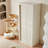 Modern Minimalist Painted Sliding-Door Wardrobe.