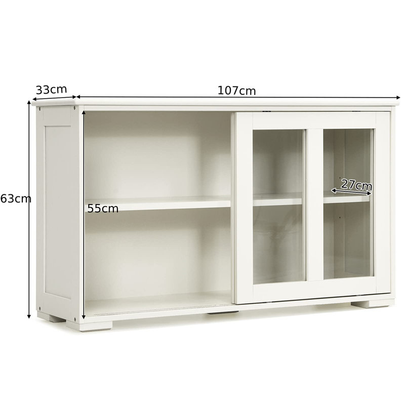 107cm Sideboard, White