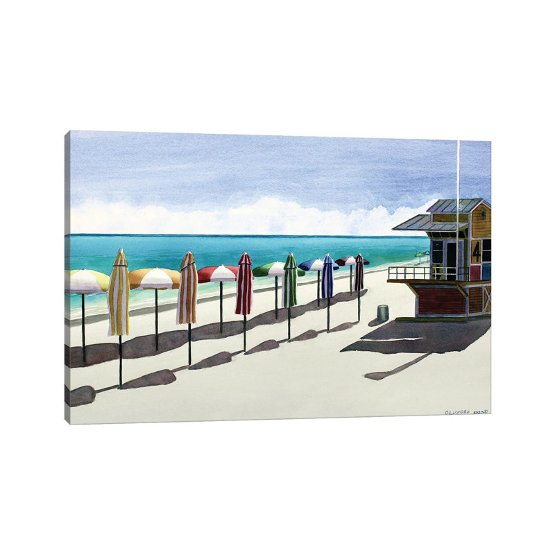 Lifeguard Station IV 1 Piece Wrapped Canvas Wall Art, 66.04 cm H x 45.72 cm W x 3.175 cm D
