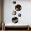 Gold And Black Captivating Marble III - Abstract Marble Metal Wall Décor