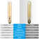 LED Vintage Filament Bulb T10, Tubular Edison Bulb Dimmabl, E26 Base, Amber, 2000K Soft Warm