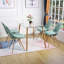 Benno Glass Top Metal Base Dining Table