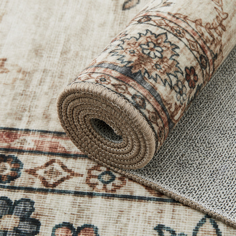 Cashmere Machine Tufted Area Rug ( Low-Pile Traditional), Rectangle 160 x 230 cm