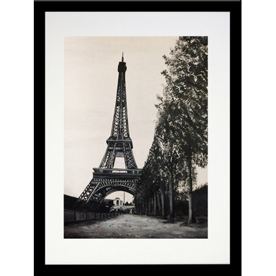 «Paris in the Park», reproduction de peinture acrylique encadrée