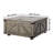 Farmhouse Coffee Table, 36 Inch Hinged Square Coffee Table with Large Storage Compartment, Wooden Rustic Cocktail Table for Living Room, Bedroom, Apartment, Studio