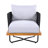 Dominic Outdoor Acacia Wood Rope Woven Club Chairs-741506693-741506690
