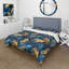 Literie en plumes de colombe bleu saphir-1052209399