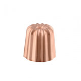 Mauviel M'PASSION Copper Tinned Canele Mold, 1.8-In