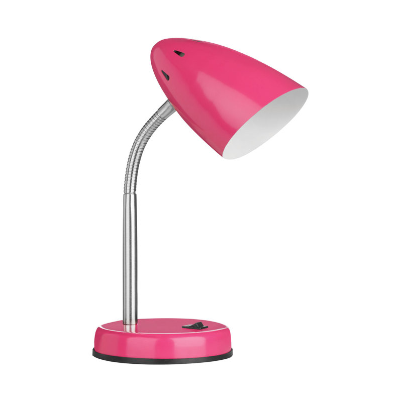 Metal Desk Lamp, Pink