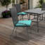 Sunbrella Square Dining Chair Cushions, 3" Foam Replacement Cushion-1261558987-1261558965