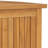 Water Resistant Teak Wood Deck Box in Brown-73508536