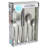 Martha Stewart Alness 20 Piece Stainless Steel Flatware Set in Silver
