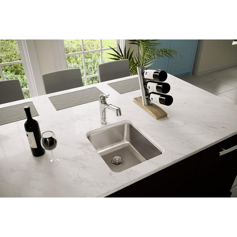 Lustertone 16" L x 18.5" W Undermount Kitchen Sink