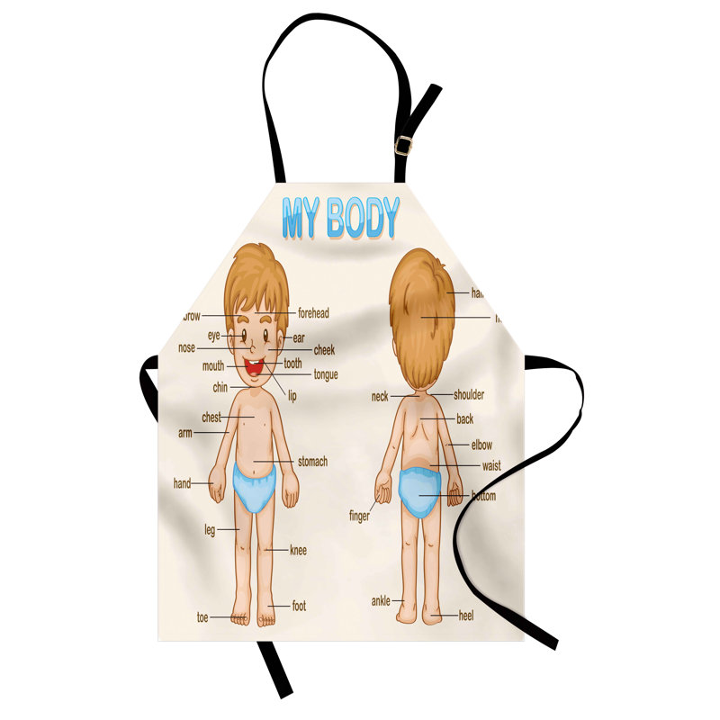 No Pattern Bib Apron