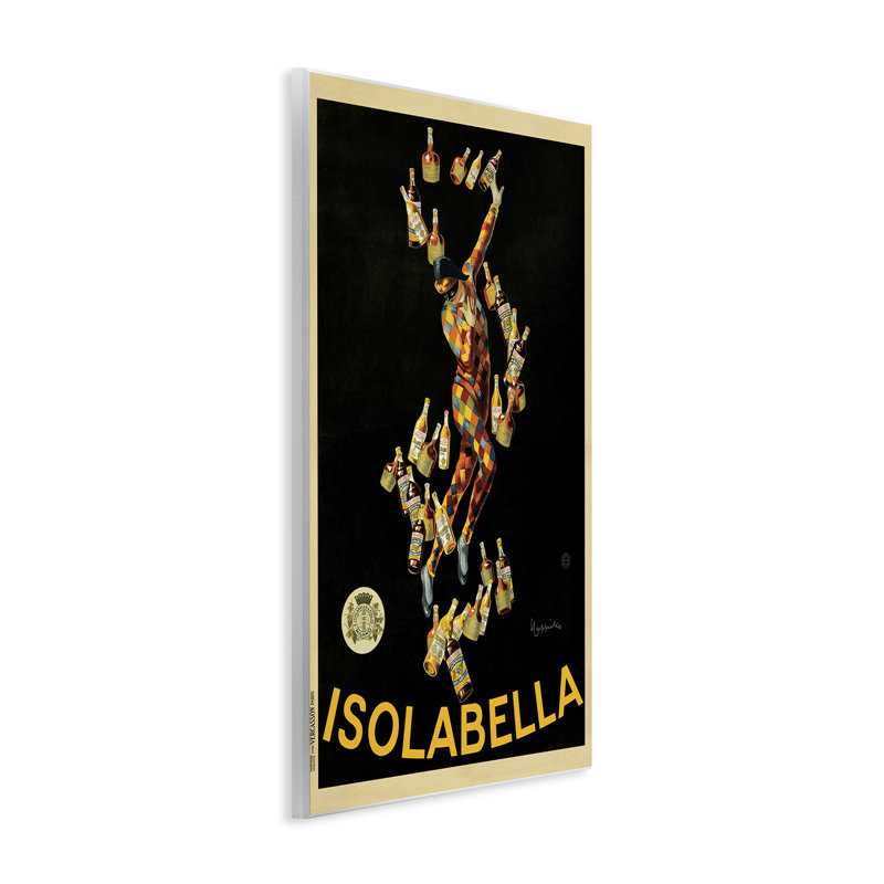  «Islabella», affiche d'art rétro sur plaque par Vintage, H 15 po x l 10 po