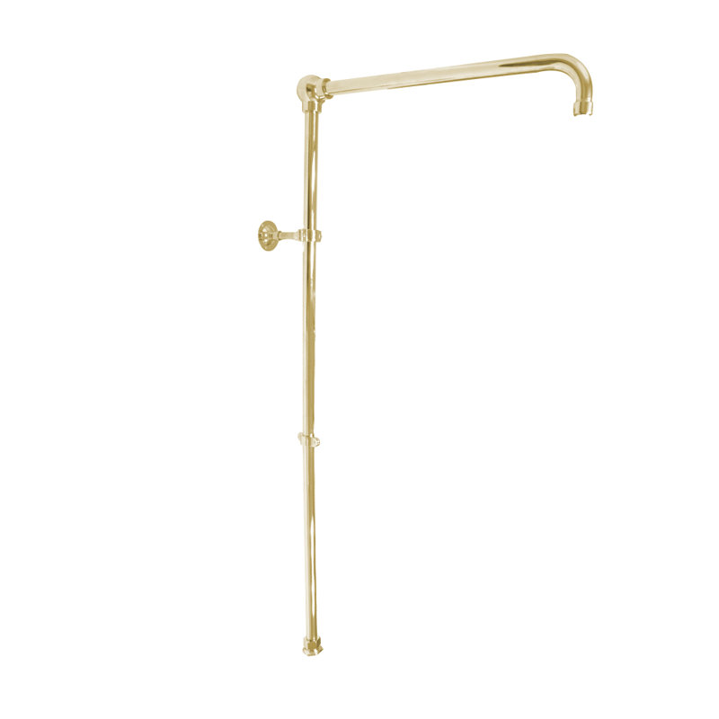 Bras de douche Strom Living avec diamètre de 15,25 po, Laiton ultra enduit
