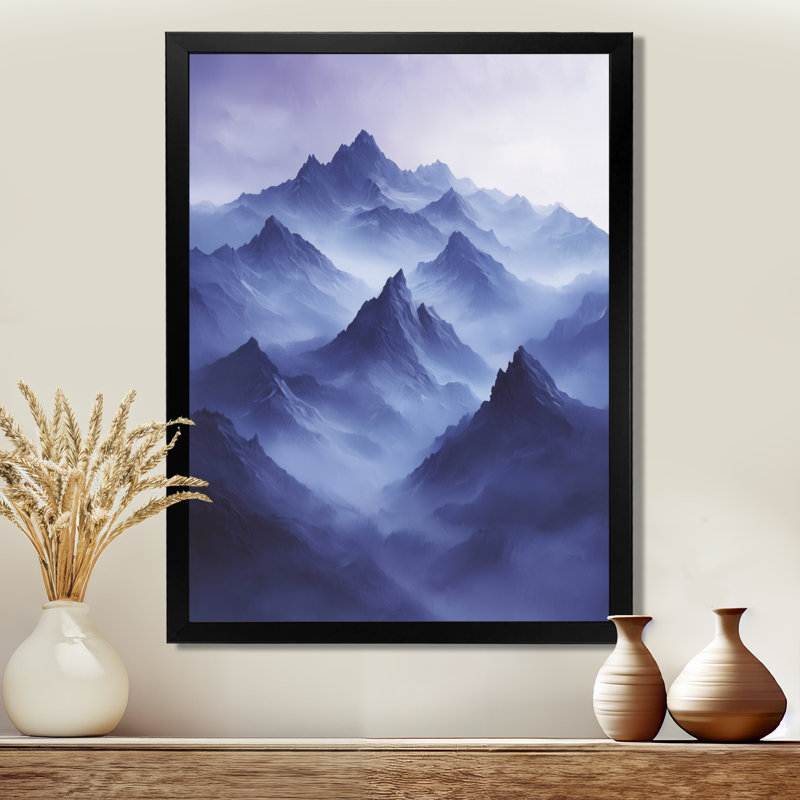 Gitzel - paysages, art mural sur toile, Impression d'un seul cadre photo sans passe-partou, Noir, noir, noir, noir