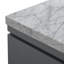 Lavabo de meuble-lavabo simple 67 po à droite