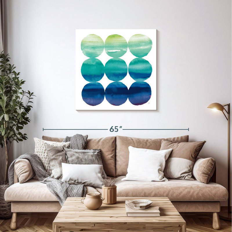 Avery Summer Dots II, 36" H x 36" W