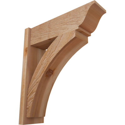 8"W x 26"D x 30"H Thorton Rough Sawn Traditional Outlooker, Western Red Cedar