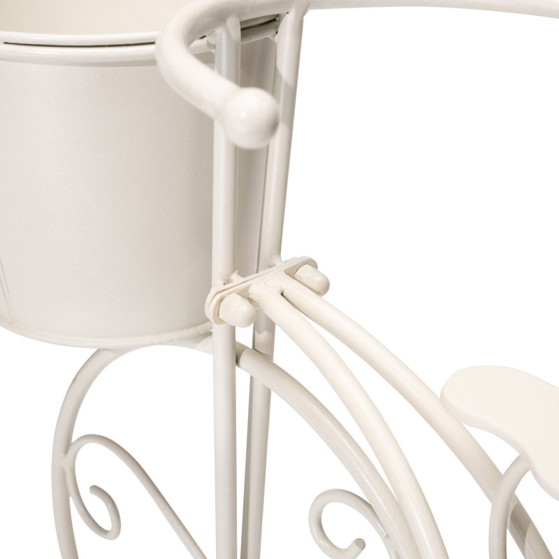 Support pour plante Marshburn, Blanc