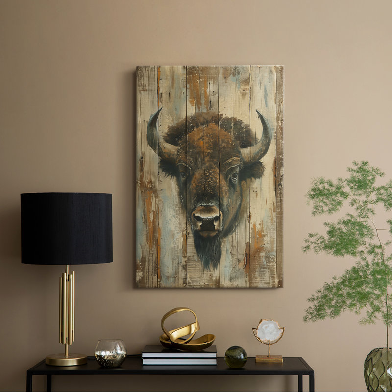 ANIMALS Series CDXCVII - Toile tendue avec châssis Premium - Prêt à être accroché, H 18 po x l 12 po