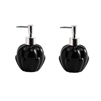 Soap Dispenser Ceramic Press Type Dispensing Bottle For Household Bathroom Kitchen Hotel Lotion Bottle