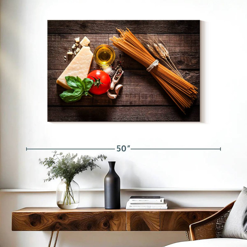Yarlin, ingrédients de spaghetti frais, H 26 po x l 39 po