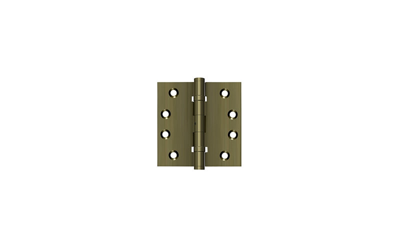 102'' x 102'' Butt Bearing Hinge, Antique Brass