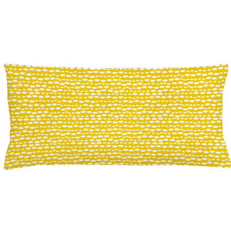 Housse de coussin lombaire intérieur/extérieur pois points, 16 po x 36 po