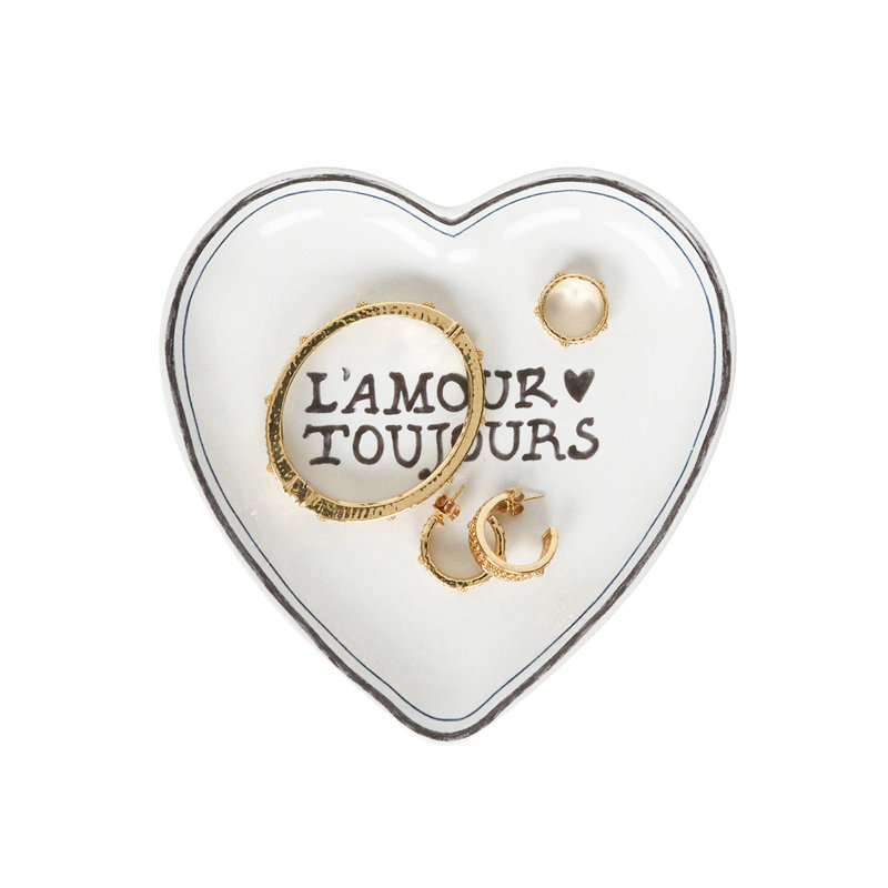 L'amour Toujours 7" Heart Tray