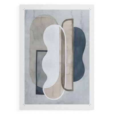 Shapes and Shadows II - Impression sur toile seulement - NON-CADRE