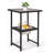 Wicker Table With Ice Bucket  Patio High Top Rattan Pub Table  Outside Tall Dining Table For Outside Deck Porch Balcony Poolside-247547976
