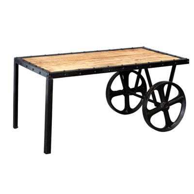 Anaia Wheel Coffee Table