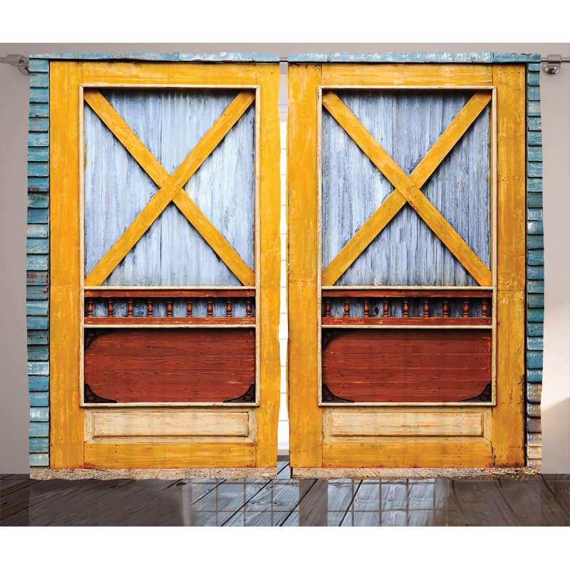 Semi Sheer Curtain Pair, 54" W x 108" L