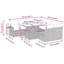 Vidaxl Garden Sofa Set Black