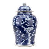 Handmade Porcelain China Ginger Jar