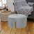 Velours gris est en rupture de stock