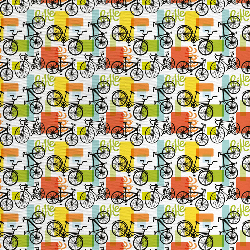 Tissu vélo, H 36 po x l 58 po x P 1 po