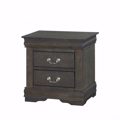 Dark Gray Nightstand