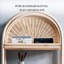 Bibliothèque simple en rotin