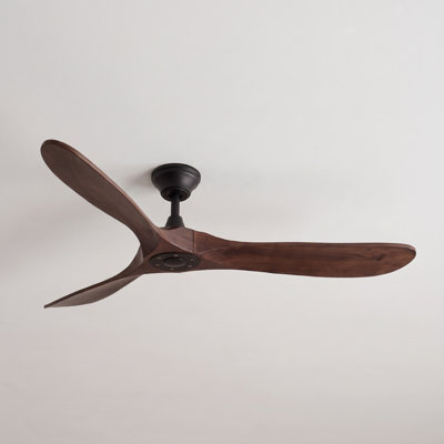 Solid Wood Ceiling Fan with  Remote