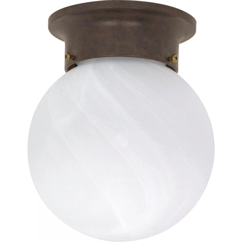 Coeymans Glass Flush Mount, 7.25" H x 6" W