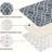 Moroccan Grid Texture, Kitchen Mats Set Of 2