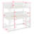 Rubber Wood Triple Bunk Bed With Ladders And Guardrails,Can Convertible Into Platform Beds-756287880