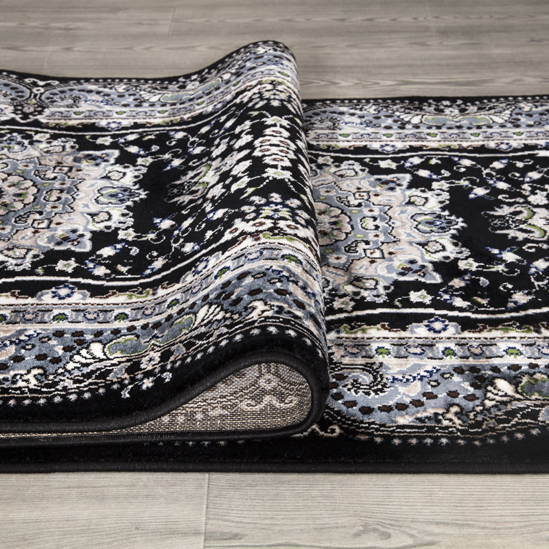Floral Area Rug, Rectangle 60 x 110cm