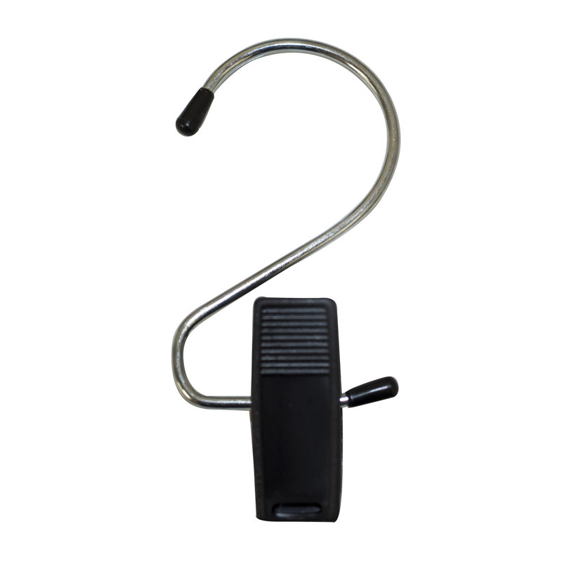 Plastic / Acrylic Clip Hangers, Black